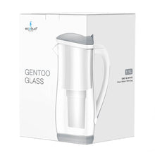Ecobud Gentoo Glass Alkaline Water Filter Jug 1.5L Grey Box
