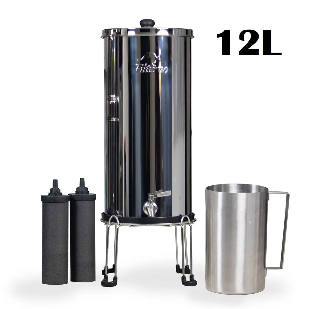 Filteroo® Superoo - Stainless Steel Gravity Water Filter