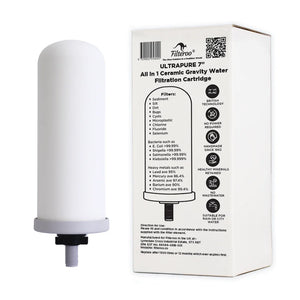 Filteroo® ULTRAPURE 7" All in 1 Ceramic Gravity Candle