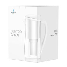 Ecobud Gentoo Glass Alkaline Water Filter Jug 1.5L White Box