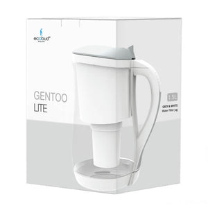 Ecobud Gentoo Lite Alkaline Water Filter Jug 1.5L Grey Box