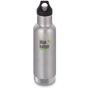 KLEAN KANTEEN Stainless Steel Bottle Insulated 592ml - Brushed Stainless